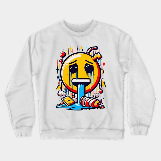 emoji funny Crewneck Sweatshirt by designerhandsome